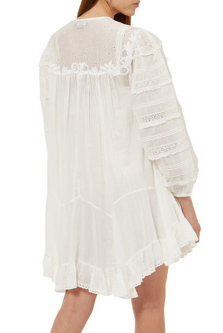 Gyliane Lace-trimmed Dress